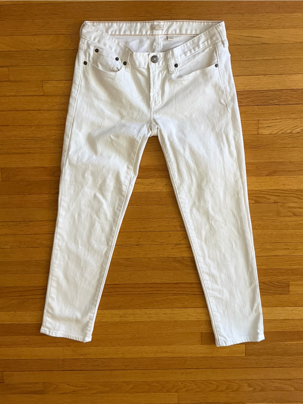 J. Crew size 27 white jeans